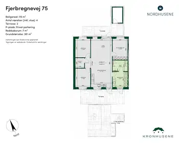 Visual presentation of the listing