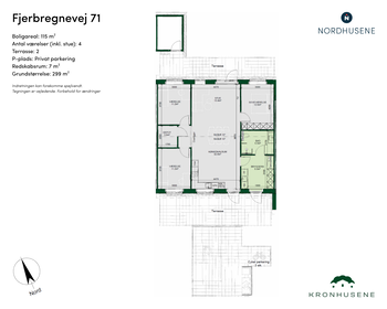 Visual presentation of the listing
