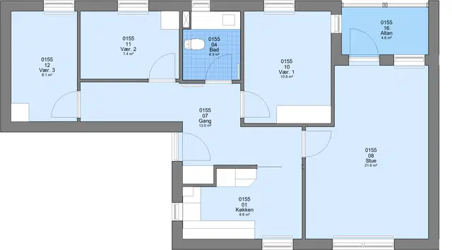 apartment Prisvenlig lejlighed
