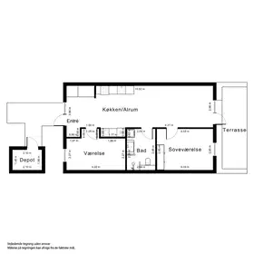 Visual presentation of the listing