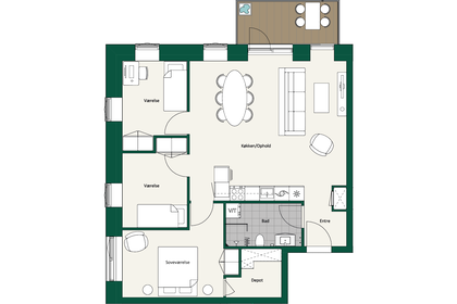 Visual presentation of the listing