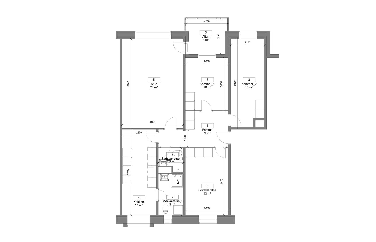 Visual presentation of the listing
