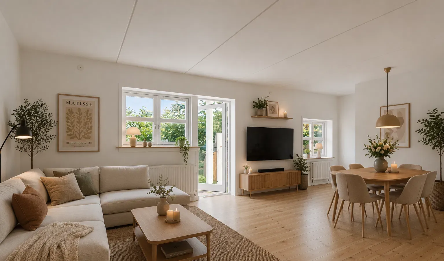 apartment Charmerende 1-værelses på 48 m² i Risskov