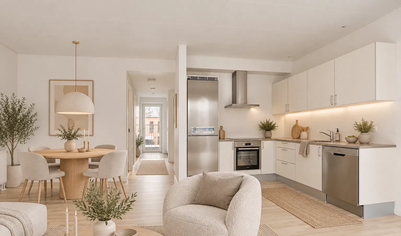 Visual presentation of the listing