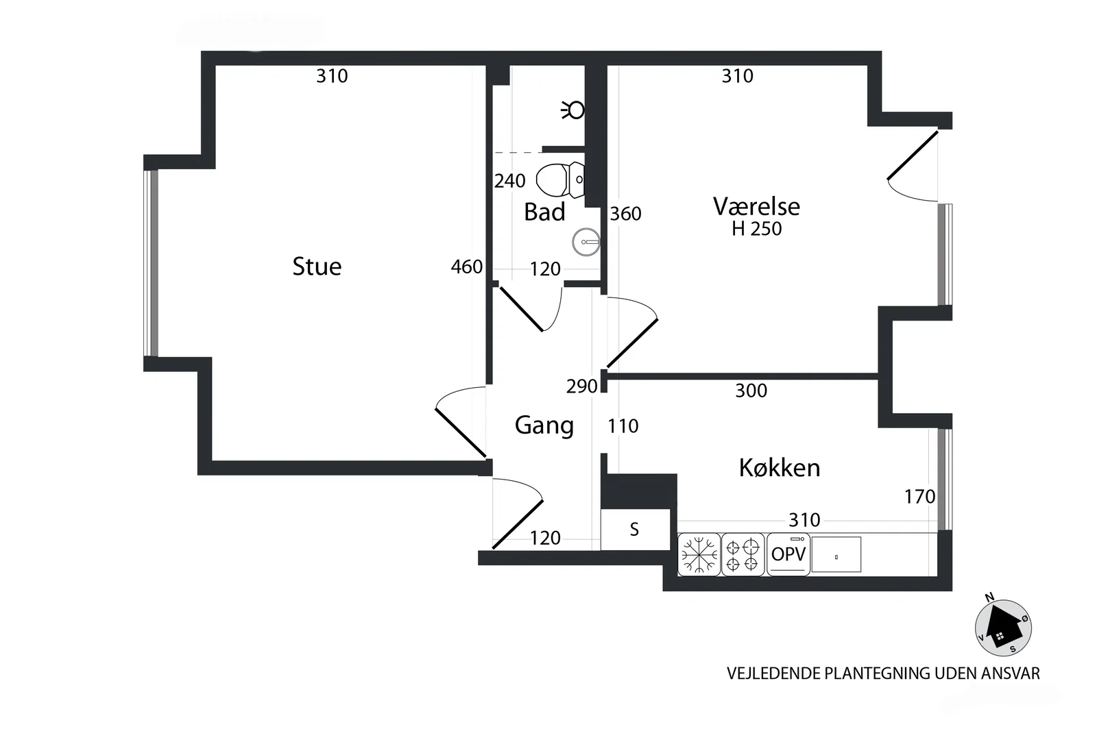 Visual presentation of the listing