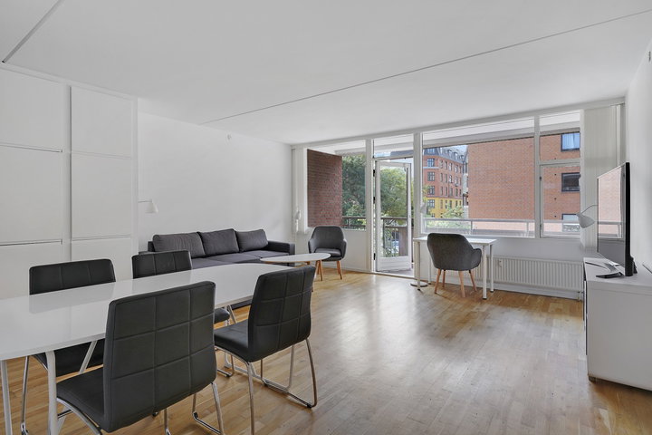 Lys 74 m² lejlighed med stor altan på Frederiksberg - Holger Danskes Vej, Frederiksberg - 0