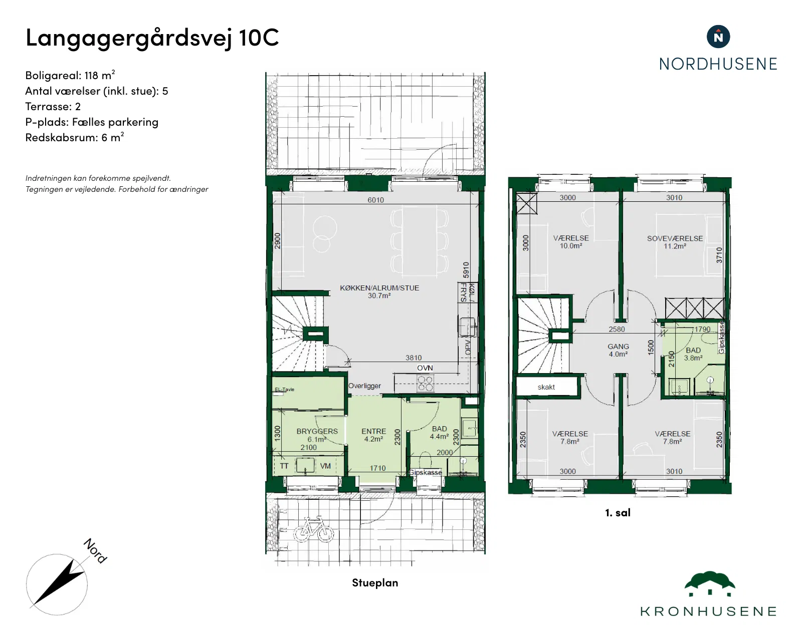 Visual presentation of the listing