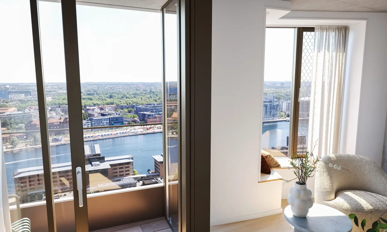 apartment Bliv første lejer i Postbyens runde tårn