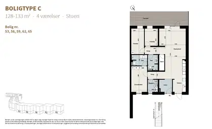 Visual presentation of the listing