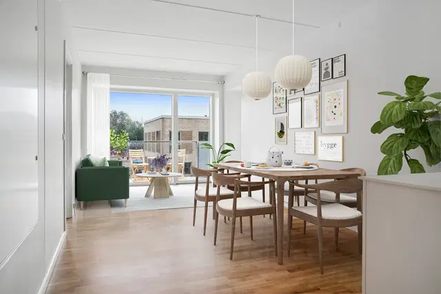 apartment Moderne 2-vær. lejlighed på 3. sal med privat altan