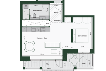 Visual presentation of the listing