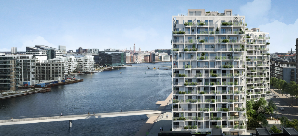 apartment Luksus lejlighed på Bryggen med vand udsigt.