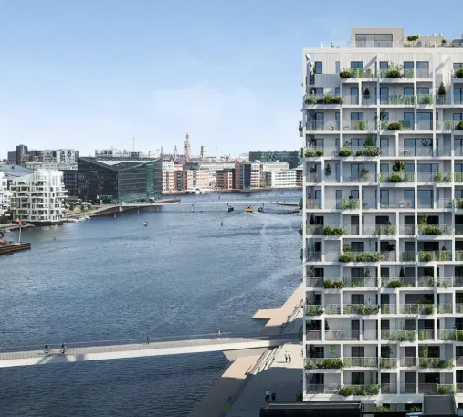 apartment Luksus lejlighed på Bryggen med vand udsigt.