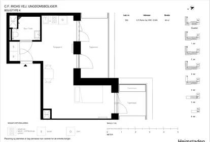 Visual presentation of the listing