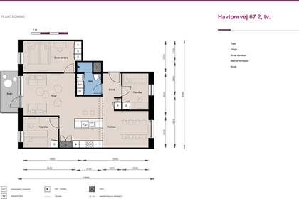 Visual presentation of the listing