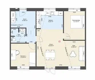 Visual presentation of the listing