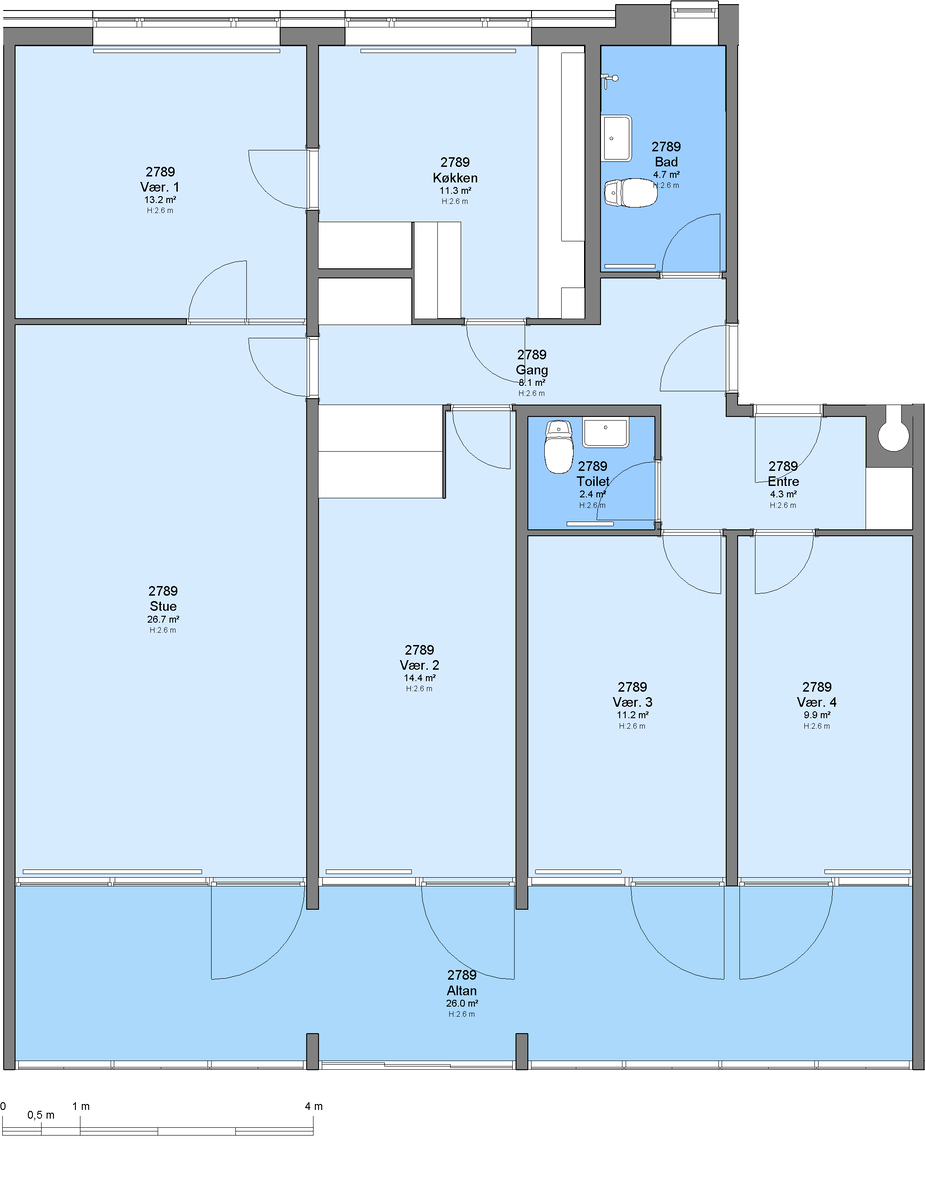 Visual presentation of the listing