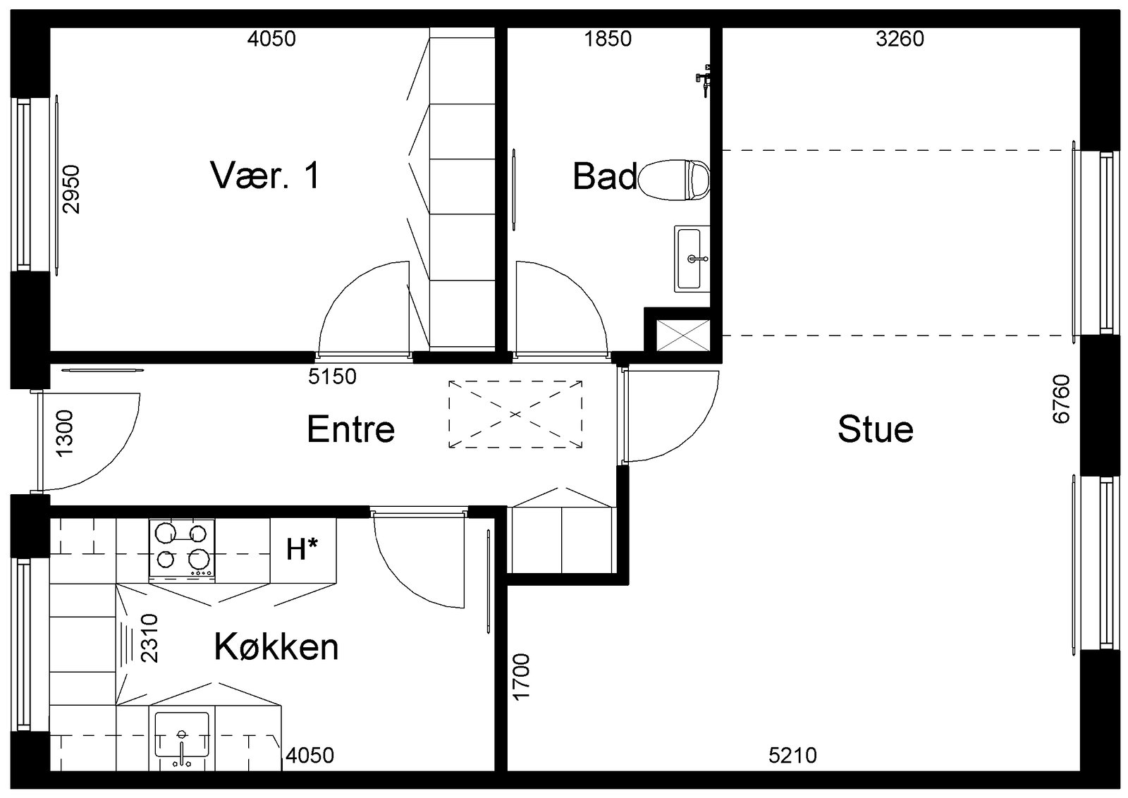Visual presentation of the listing