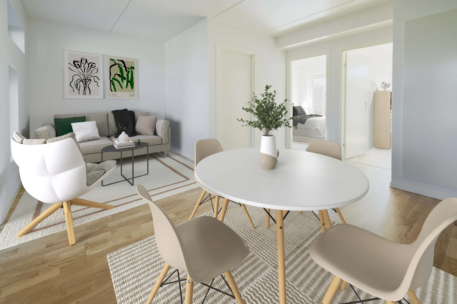 Visual presentation of the listing