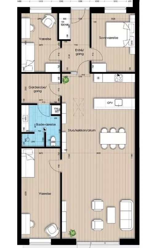 Visual presentation of the listing