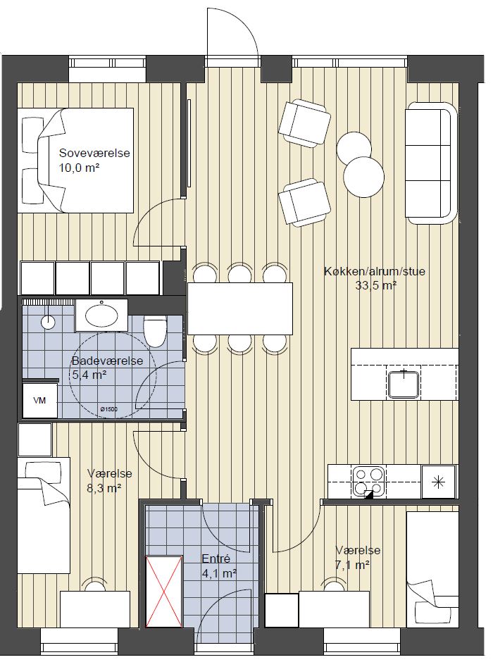 Visual presentation of the listing
