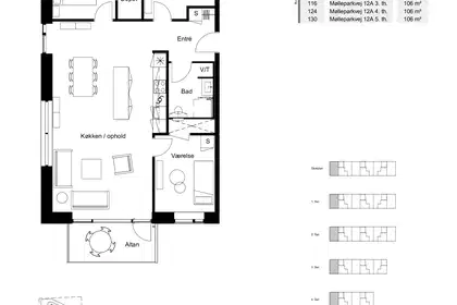 Visual presentation of the listing