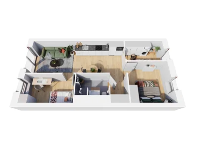 Modern terraced house with 3 rooms in Silkeborg - Katholtvej, Silkeborg - 4