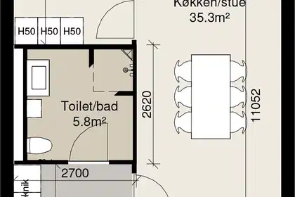Visual presentation of the listing