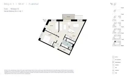 Visual presentation of the listing