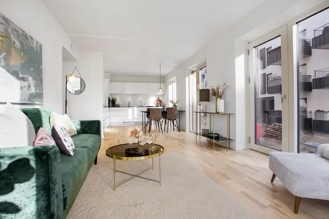 apartment Lys 3-værelses lejlighed tæt på hav og by
