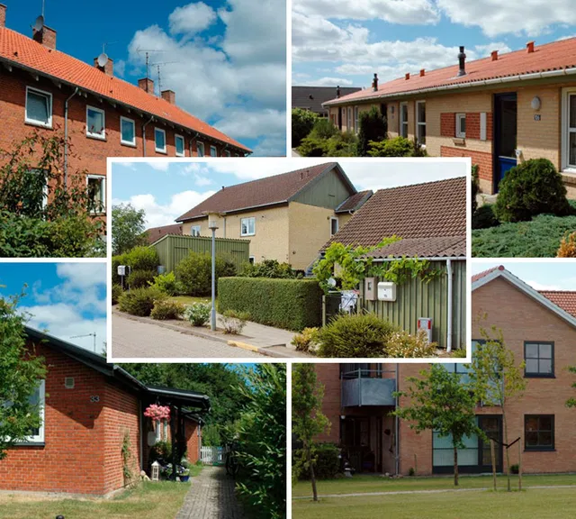 townhouse Homes in five attractive developments in Tølløse