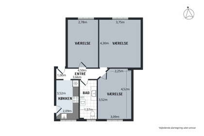 Visual presentation of the listing