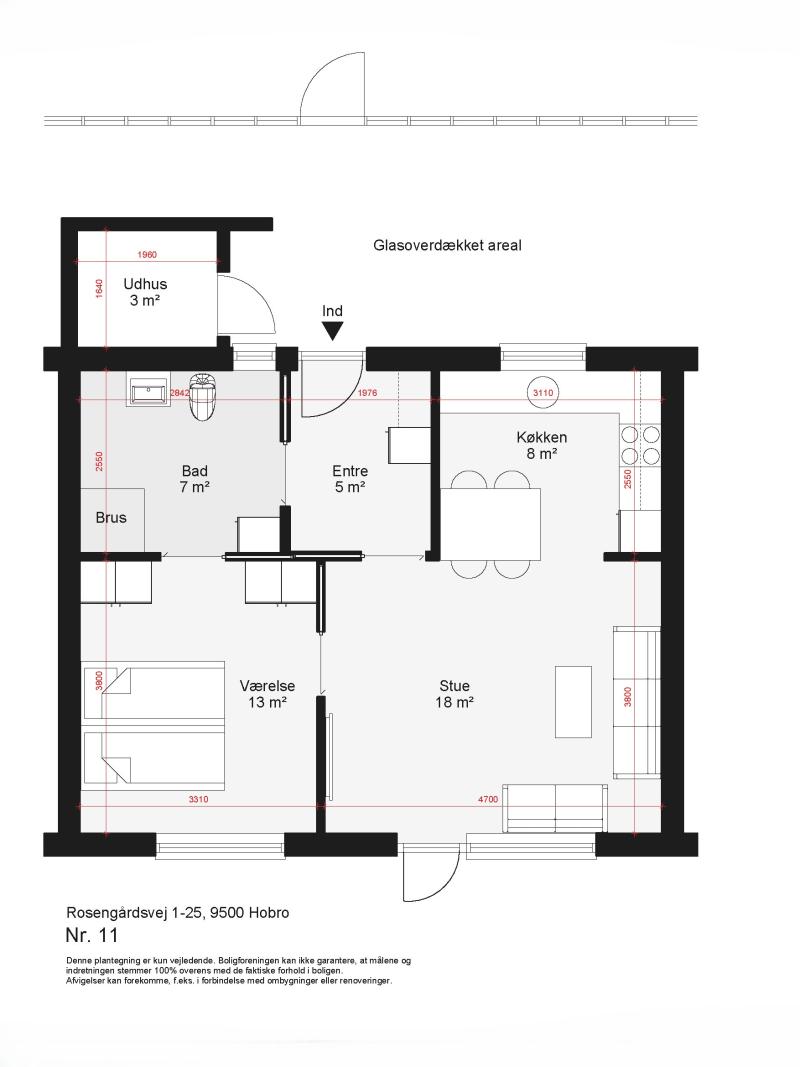 Visual presentation of the listing
