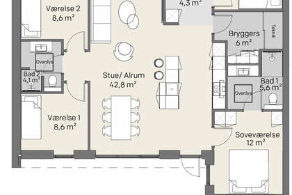 Visual presentation of the listing