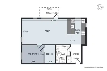 Visual presentation of the listing