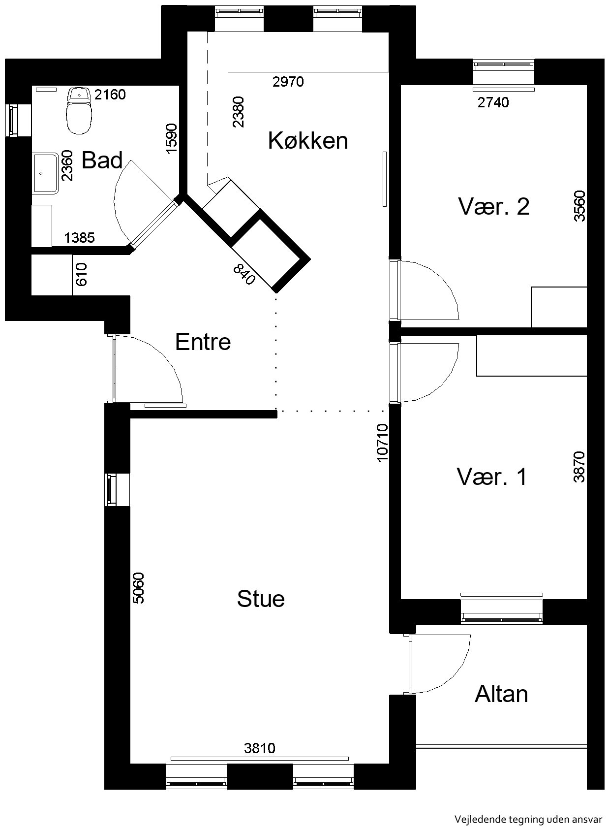 Visual presentation of the listing