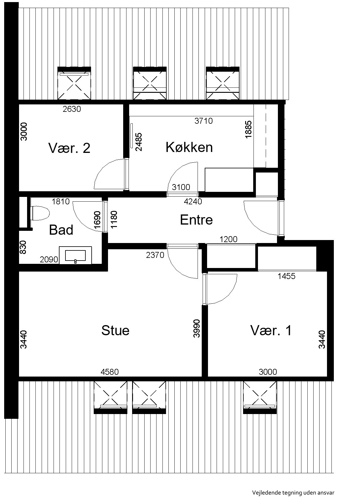 Visual presentation of the listing