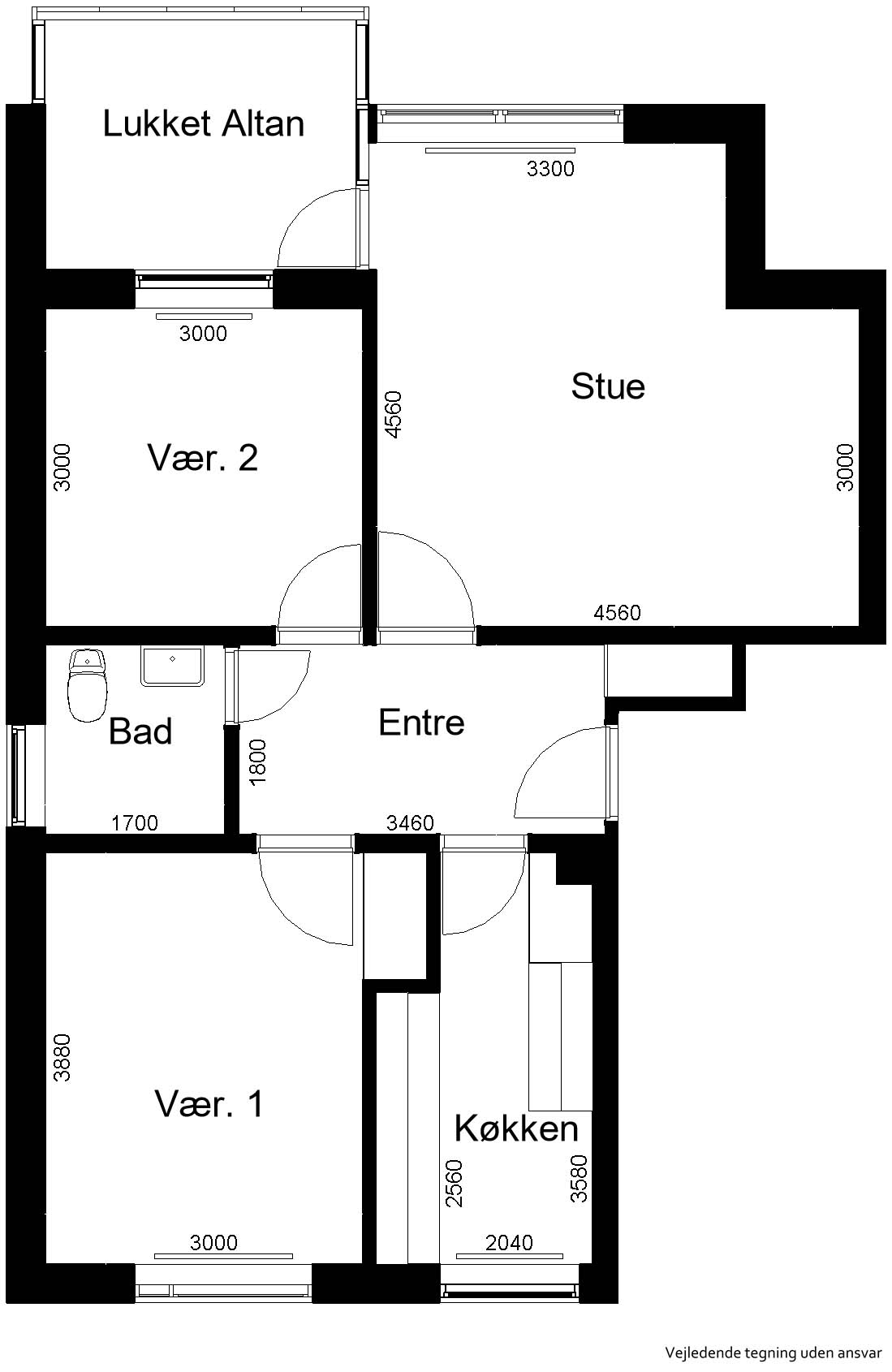 Visual presentation of the listing
