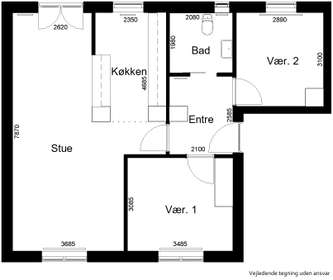 Visual presentation of the listing