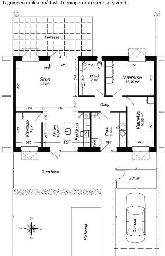 Visual presentation of the listing
