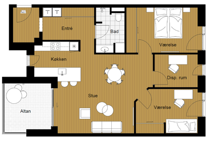 Visual presentation of the listing