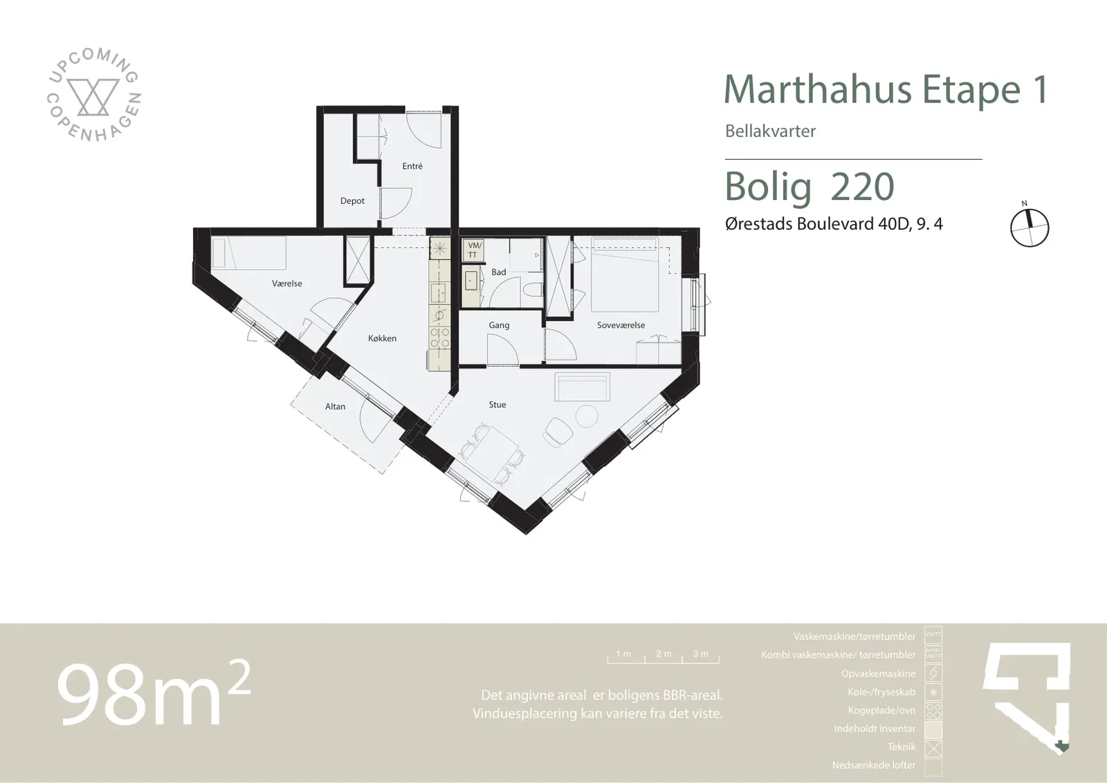 Visual presentation of the listing