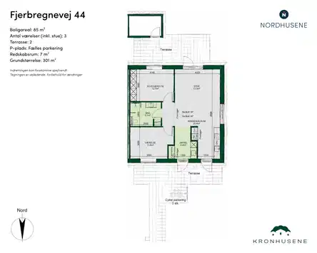 townhouse Lyst og funktionelt rækkehus i Slukefter, Odense NV