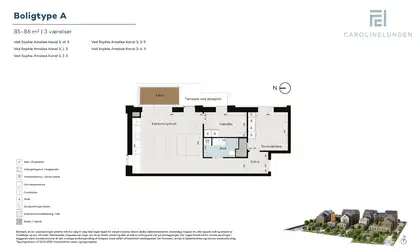 Visual presentation of the listing