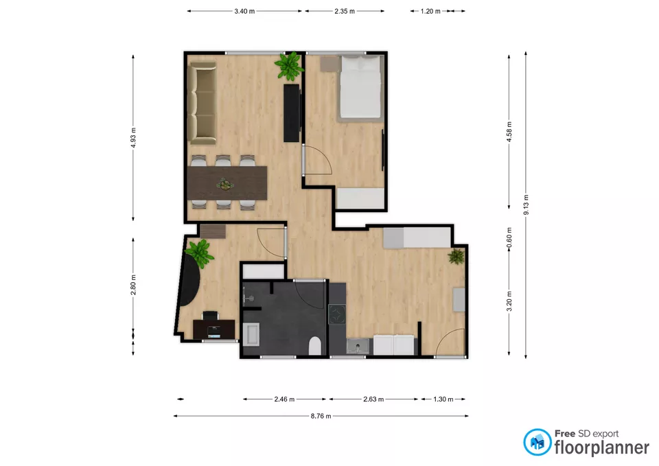 Visual presentation of the listing