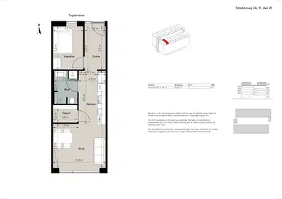 Visual presentation of the listing