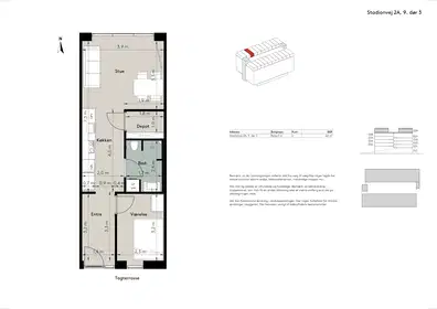 Visual presentation of the listing