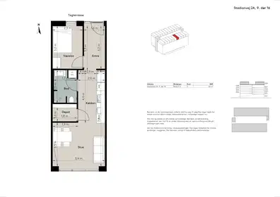 Visual presentation of the listing