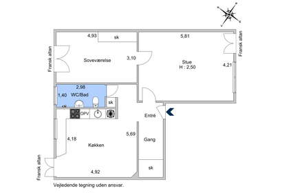 Visual presentation of the listing
