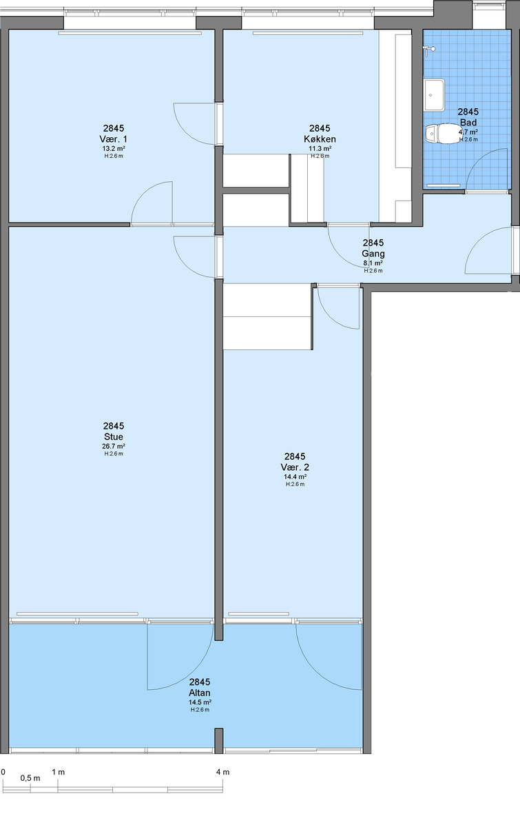 Visual presentation of the listing